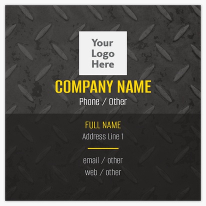 Design Preview for Templates for Manufacturing & Distribution Standard Name Cards , Square (65 x 65 mm)