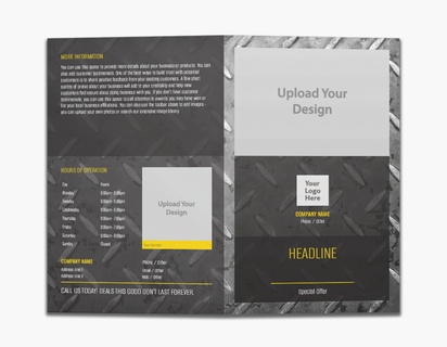 Design Preview for Design Gallery: Breakdown Recovery Custom Brochures, 8.5" x 11" Bi-fold