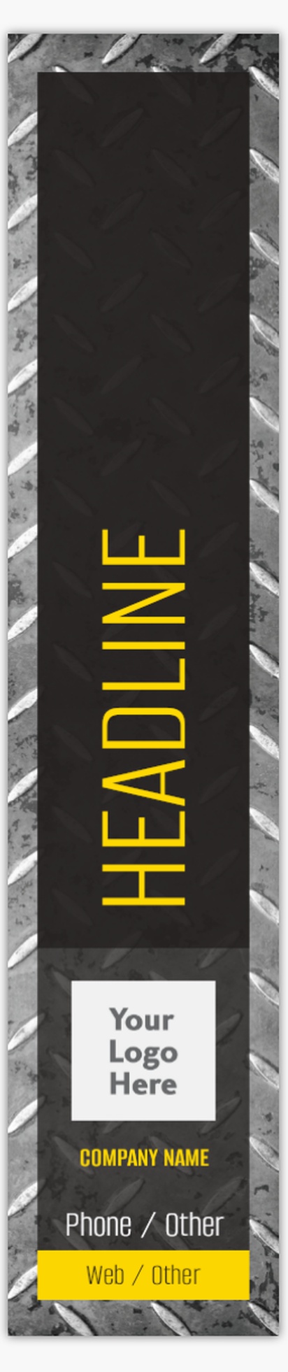 Design Preview for Design Gallery: Manufacturing & Distribution Vinyl Banners, 76 cm x 366 cm Vertical None Indoor Vinyl No