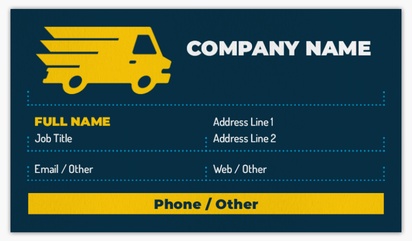 Design Preview for Design Gallery: Courier Services Non-Tearable Visiting Cards