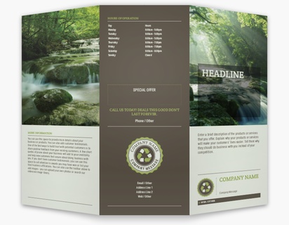 Design Preview for Design Gallery: Manufacturing Custom Brochures, 8.5" x 11" Tri-fold