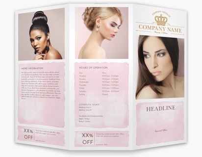 Design Preview for Design Gallery: Cosmetics & Perfume Custom Brochures, 8.5" x 11" Tri-fold