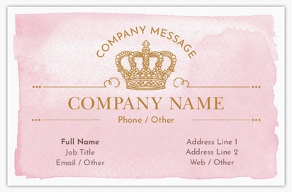 Design Preview for Design Gallery: Beauty & Spa Recycled Matte Business Cards, Standard (85 x 55 mm)