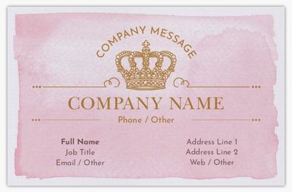 Design Preview for Design Gallery: Skin Care Linen Business Cards