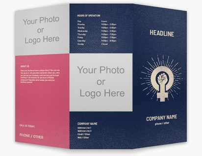 Design Preview for Design Gallery: Interest Groups Custom Brochures, 8.5" x 11" Tri-fold