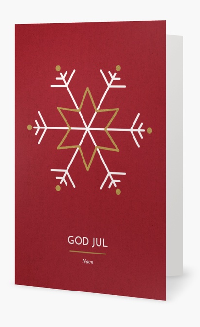 Forhåndsvisning af design for Designgalleri: Julekort, 18.2 x 11.7 cm  Tosidet
