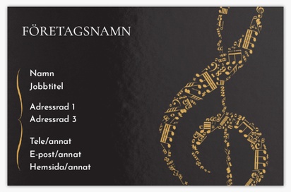 Förhandsgranskning av design för Designgalleri: Elegant Extratjocka visitkort, Standard (85 x 55 mm)