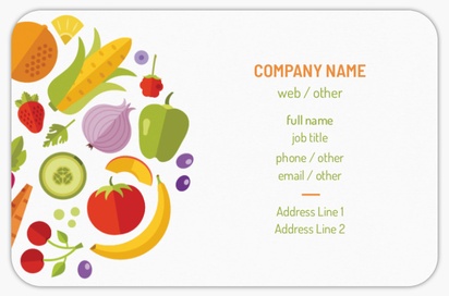 Design Preview for Design Gallery: Weight Loss Consultant Rounded Corner Business Cards, Rounded Standard (85 x 55 mm)