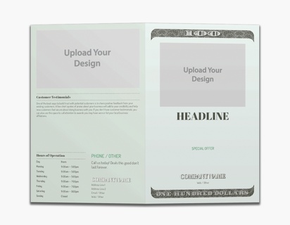 Design Preview for Design Gallery: Accounting & Tax Advice Custom Brochures, 8.5" x 11" Bi-fold