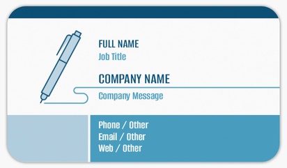Design Preview for Design Gallery: Marketing & Communications Rounded Corner Visiting Cards