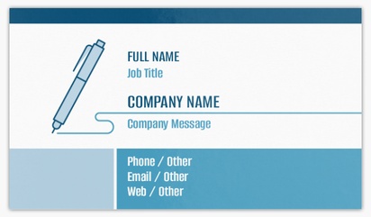 Design Preview for Design Gallery: Marketing & Communications Standard Visiting Cards