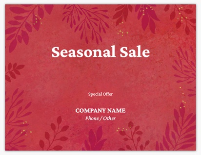 Design Preview for Design Gallery: Sales & Clearance Postcards, Standard