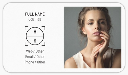Design Preview for Fashion & Modelling Rounded Corner Business Cards Templates, Standard (3.5" x 2")