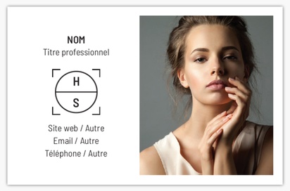 Aperçu du graphisme pour Galerie de modèles : cartes de visite soft touch pour conseils beauté