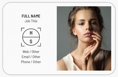 Design Preview for Design Gallery: Fashion & Modelling Rounded Corner Business Cards, Rounded Standard (85 x 55 mm)