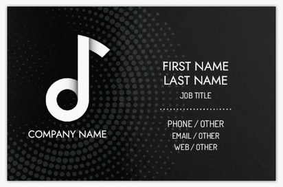 Design Preview for Design Gallery: Bars & Nightclubs Metallic Business Cards