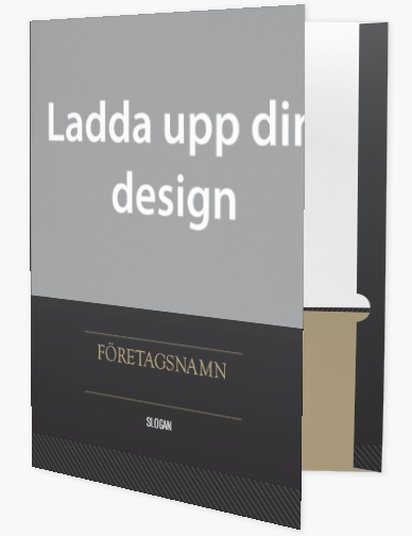 Förhandsgranskning av design för Designgalleri: Fastigheter Konferensmappar, A4