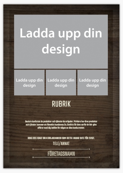 Förhandsgranskning av design för Designgalleri: Hantverkare Kapaskivor, A3 (297 x 420 mm)