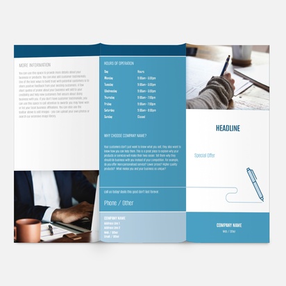 Design Preview for Design Gallery: Secretarial & Administrative Services Brochures, DL Tri-fold