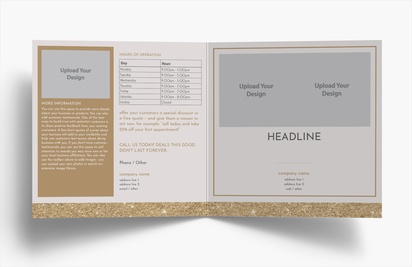Design Preview for Design Gallery: Skin Care Folded Leaflets, Bi-fold Square (148 x 148 mm)