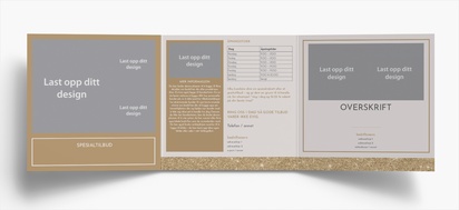 Forhåndsvisning av design for Designgalleri: Frisørsalonger Brosjyrer, 3-fløyet Kvadratisk 148 x 148 mm