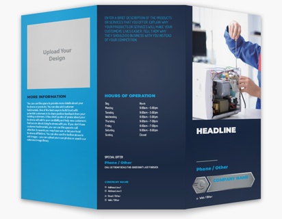 Design Preview for Design Gallery: Heating, Ventilation & Air Conditioning - HVAC Custom Brochures, 8.5" x 11" Tri-fold