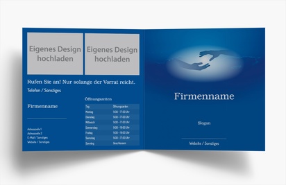 Designvorschau für Designgalerie: Falzflyer Bildung & Kinderbetreuung, Einbruchfalz Quadratisch (148 x 148 mm)