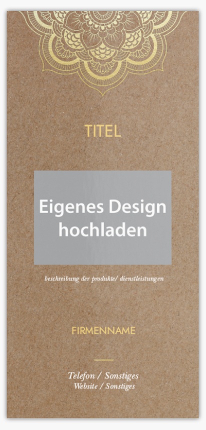Designvorschau für Designgalerie: Flyer und Falzflyer Sport & Fitness,  Ohne Falz DL (99 x 210 mm)