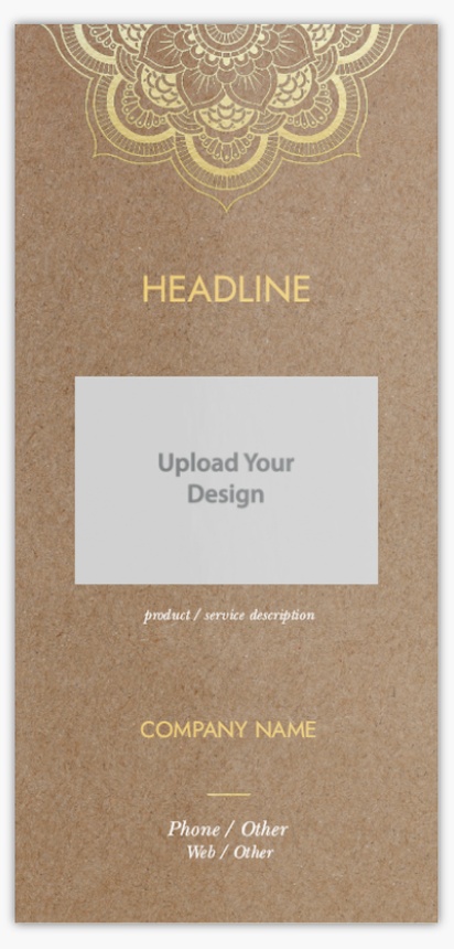 Design Preview for Design Gallery: Skin Care Flyers & Leaflets,  No Fold/Flyer DL (99 x 210 mm)