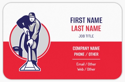 Design Preview for Design Gallery: Cleaning Services Rounded Corner Business Cards, Rounded Standard (85 x 55 mm)