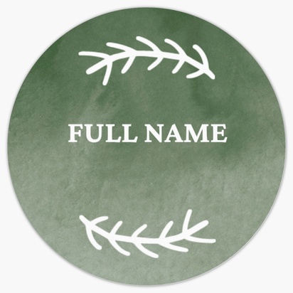 Design Preview for Design Gallery: Nature & Landscapes Sticker Sheets, 3.8 x 3.8 cm Circle