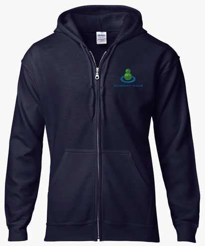 Design Preview for Design Gallery: Marketing & Communications Zip Up Hoodies