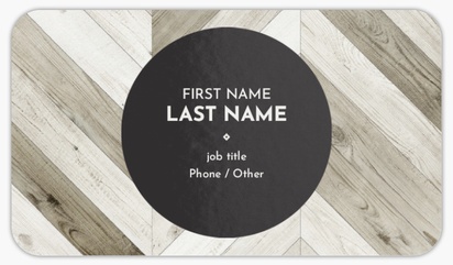 Design Preview for Flooring & Tiling Rounded Corner Business Cards Templates, Standard (3.5" x 2")