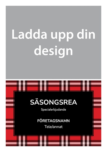 Förhandsgranskning av design för Designgalleri: Jul A-ställ
