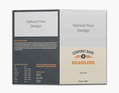 Design Preview for Design Gallery: Conservative Custom Brochures, 8.5" x 11" Bi-fold