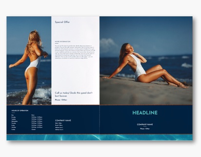 Design Preview for Design Gallery: Spas Custom Brochures, 11" x 17" Bi-fold