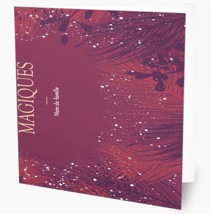 Aperçu du graphisme pour Galerie de modèles : Cartes de vœux pour Audacieux et coloré, 14 cm x 14 cm  Pliées