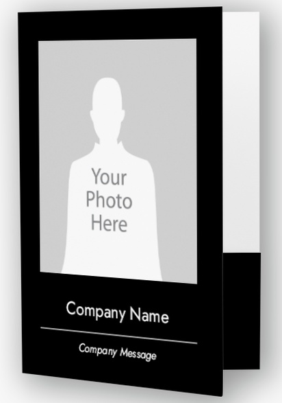 A photo linkedin black gray design for Modern & Simple with 1 uploads