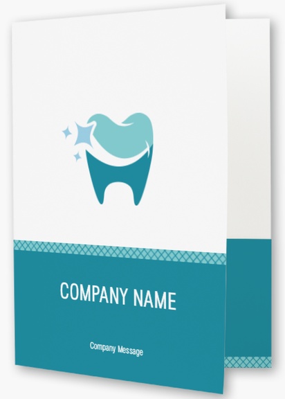A foil teeth whitening blue design for Modern & Simple