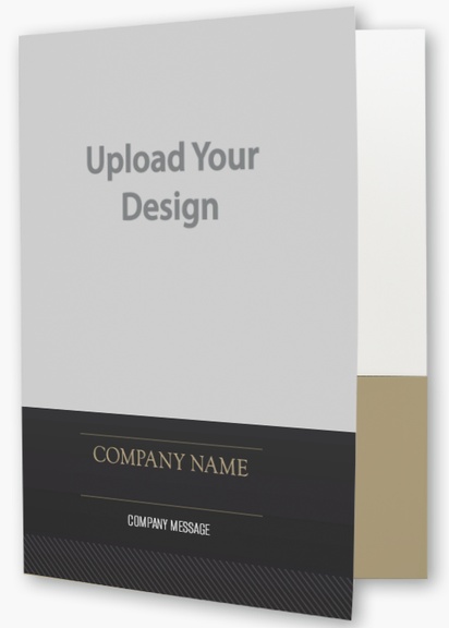 Design Preview for  Custom Presentation Folders Templates, 9" x 12"