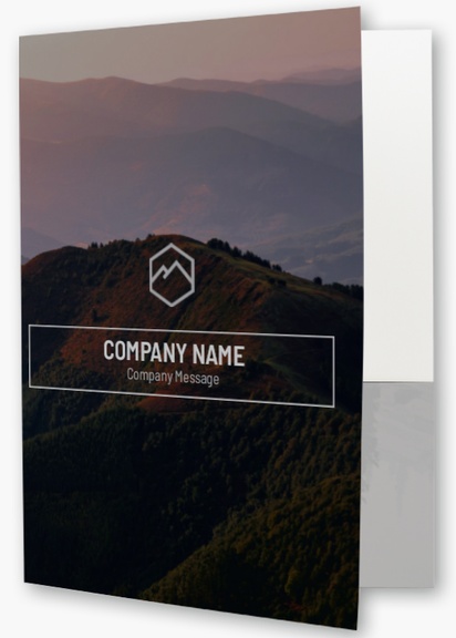 Design Preview for Nature & Landscapes Custom Presentation Folders Templates, 9" x 12"