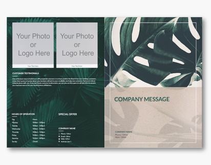 Design Preview for Design Gallery: Retail & Sales Custom Brochures, 11" x 17" Bi-fold