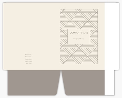 Design Preview for Design Gallery: Finance & Insurance Presentation Folders, 9.5" x 12"