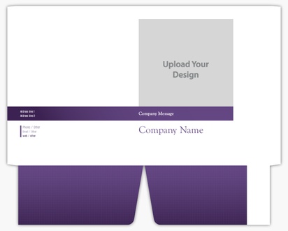 Design Preview for Design Gallery: Conservative Presentation Folders, 9.5" x 12"