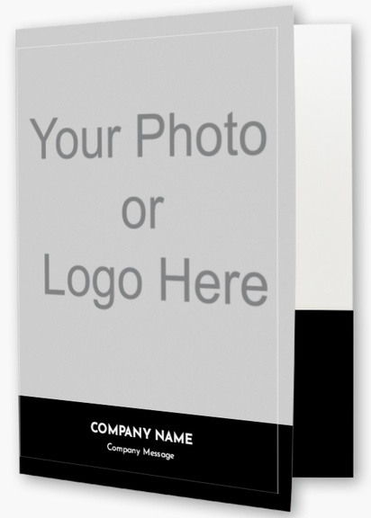 A border professional black gray design for Events with 1 uploads