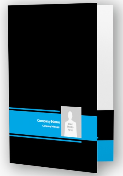 Design Preview for Design Gallery: Technology Custom Presentation Folders, 6" x 9"
