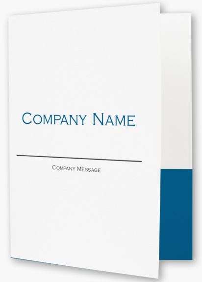 Design Preview for Finance & Insurance Custom Presentation Folders Templates, 9" x 12"