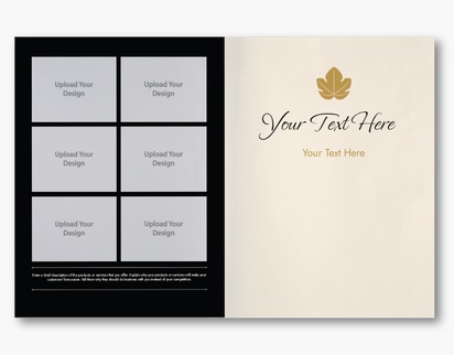 Design Preview for Modern & Simple Custom Brochures Templates, 11" x 17" Bi-fold