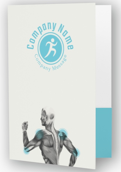 Design Preview for Design Gallery: Sports & Fitness Presentation Folders, 6" x 9"