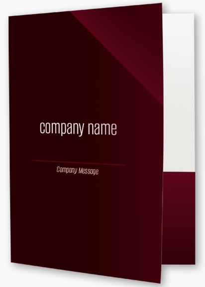 Design Preview for Marketing & Communications Custom Presentation Folders Templates, 9" x 12"